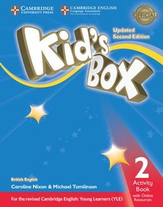 Книги для дітей: Kid's Box Updated 2nd Edition 2 Activity Book with Online Resources (9781316628751)