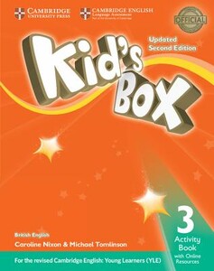 Книги для дітей: Kid's Box Updated 2nd Edition 3 Activity Book with Online Resources (9781316628768)