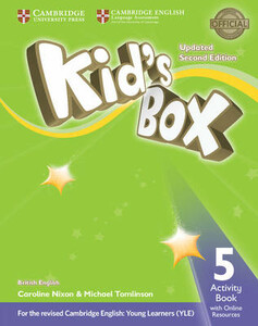 Книги для дітей: Kid's Box Updated 2nd Edition 5 Activity Book with Online Resources