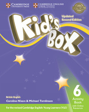 Книги для детей: Kid's Box Updated 2nd Edition 6 Activity Book with Online Resources