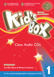 Книги для детей: Kid's Box Updated 2nd Edition 1 Class Audio CDs (4)