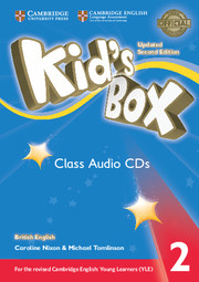 Книги для детей: Kid's Box Updated 2nd Edition 2 Class Audio CDs (4)