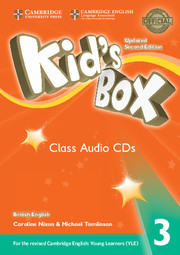 Книги для дітей: Kid's Box Updated 2nd Edition 3 Class Audio CDs (3)