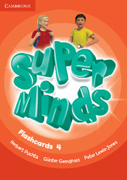 Книги для дітей: Super Minds 4 Flashcards (Pack of 83)
