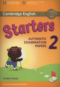 Иностранные языки: Cambridge English Starters 2 for Revised Exam from 2018 Student's Book