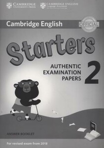 Иностранные языки: Cambridge English Starters 2 for Revised Exam from 2018 Answer Booklet