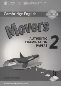 Иностранные языки: Cambridge English Movers 2 for Revised Exam from 2018 Answer Booklet