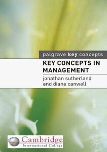 Книги для взрослых: Key Concepts in Management [Bloomsbury]
