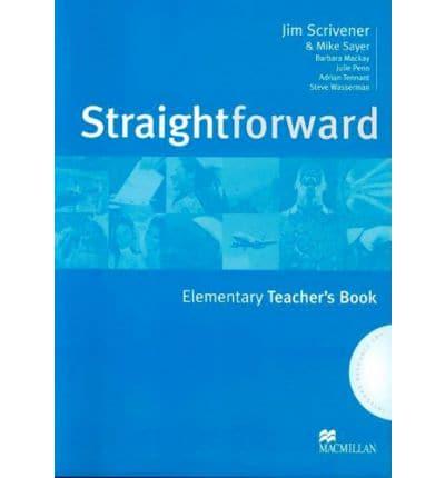 Иностранные языки: Straightforward Elementary Teacher's Book + CD [Macmillan]