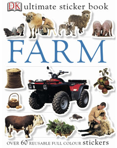 Книги для дітей: Farm Ultimate Sticker Book - DK