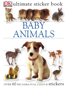 Книги для дітей: Baby Animals Ultimate Sticker Book