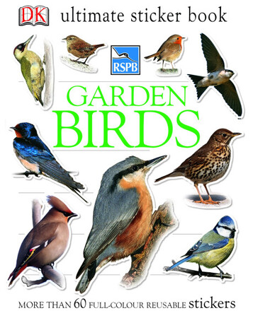 Для молодшого шкільного віку: RSPB Garden Birds Ultimate Sticker Book