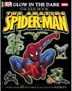 Книги для дітей: The Amazing Spider-Man Glow in the Dark Sticker Book