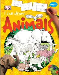 Книги про животных: I Can Draw Animals (eBook)