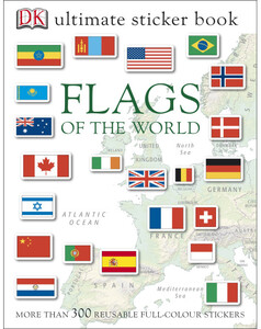 Книги для дітей: Flags of the World Ultimate Sticker Book
