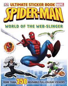 Книги про супергероев: Spider-Man Ultimate Sticker Book World of the Web-slinger