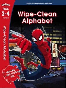 Книги для взрослых: Spider-Man: Wipe-Clean Alphabet Ages 3-4 - Marvel Learning
