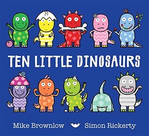 Книги для дітей: Ten Little: Dinosaurs