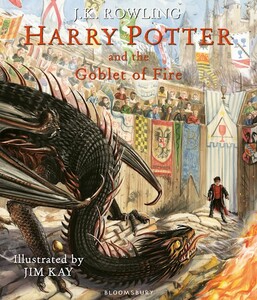 Книги для дітей: Harry Potter 4 Goblet of Fire Illustrated Edition [Hardcover]