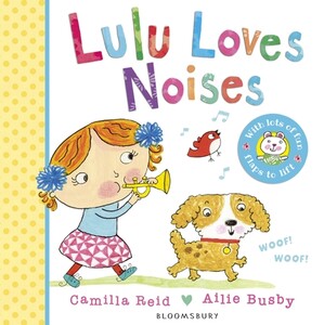Книги для детей: Lulu Loves Noises [Board Book]