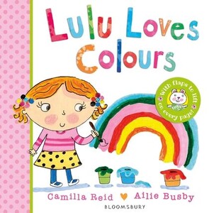Книги для детей: Lulu Loves Colours [Board Book]