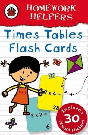 Навчання лічбі та математиці: Homework Helpers: Times Tables Flashcards [Ladybird]