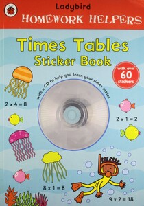 Розвивальні книги: Homework Helpers: Times Tables Sticker Book
