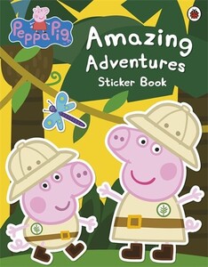 Книги для дітей: Peppa Pig: Amazing Adventures Sticker Book