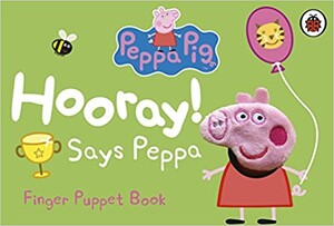 Підбірка книг: Peppa Pig: Hooray! Says Peppa Finger Puppet Book