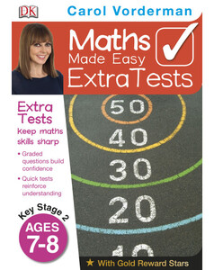 Розвивальні книги: Maths Made Easy Extra Tests Age 7-8