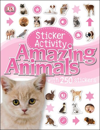 Альбомы с наклейками: Sticker Activity Amazing Animals