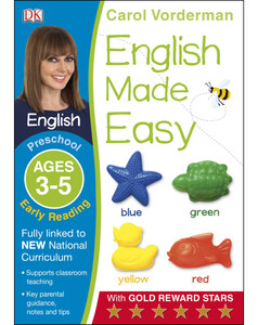 Книги для дітей: English Made Easy Preschool Early Reading Ages 3-5