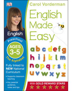 Розвивальні книги: English Made Easy The Alphabet Preschool Ages 3-5