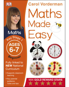 Книги для детей: Maths Made Easy Ages 6-7 Key Stage 1 Beginner