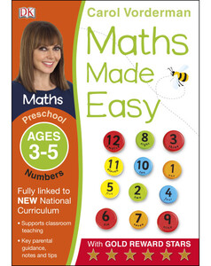 Развивающие книги: Maths Made Easy Numbers Preschool Ages 3-5