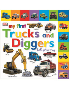 Книги для детей: My First Trucks and Diggers Let's Get Driving