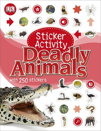 Альбоми з наклейками: Sticker Activity Deadly Animals