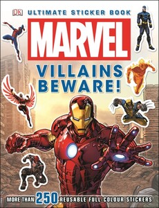 Книги для дітей: Marvel Villains Beware Ultimate Sticker Book!