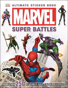 Книги для детей: Marvel Super Battles Ultimate Sticker Book
