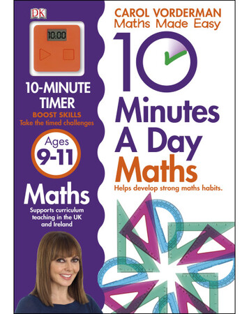 Для середнього шкільного віку: 10 Minutes a Day Maths Ages 9-11