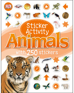 Книги для детей: Sticker Activity Animals - Dorling Kindersley