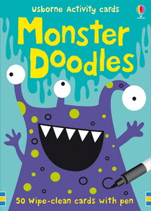 Книги для детей: Monster doodles [Usborne]