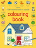 First hundred words in Spanish colouring book