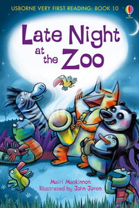 Книги для детей: Late night at the zoo