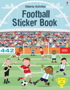 Книги для детей: Football sticker book [Usborne]