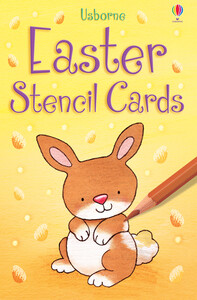 Развивающие карточки: Easter stencil cards