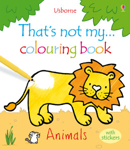 Книги про животных: Animals - First colouring books
