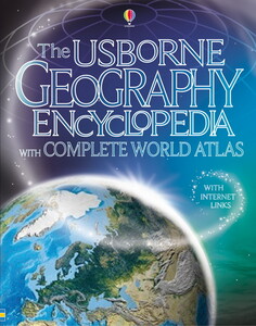 Книги для дітей: Geography encyclopedia with complete world atlas