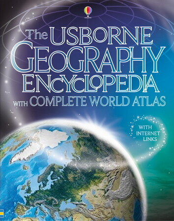 Для молодшого шкільного віку: Geography encyclopedia with complete world atlas