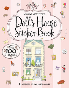 Книги для дітей: Doll's house sticker book [Usborne]